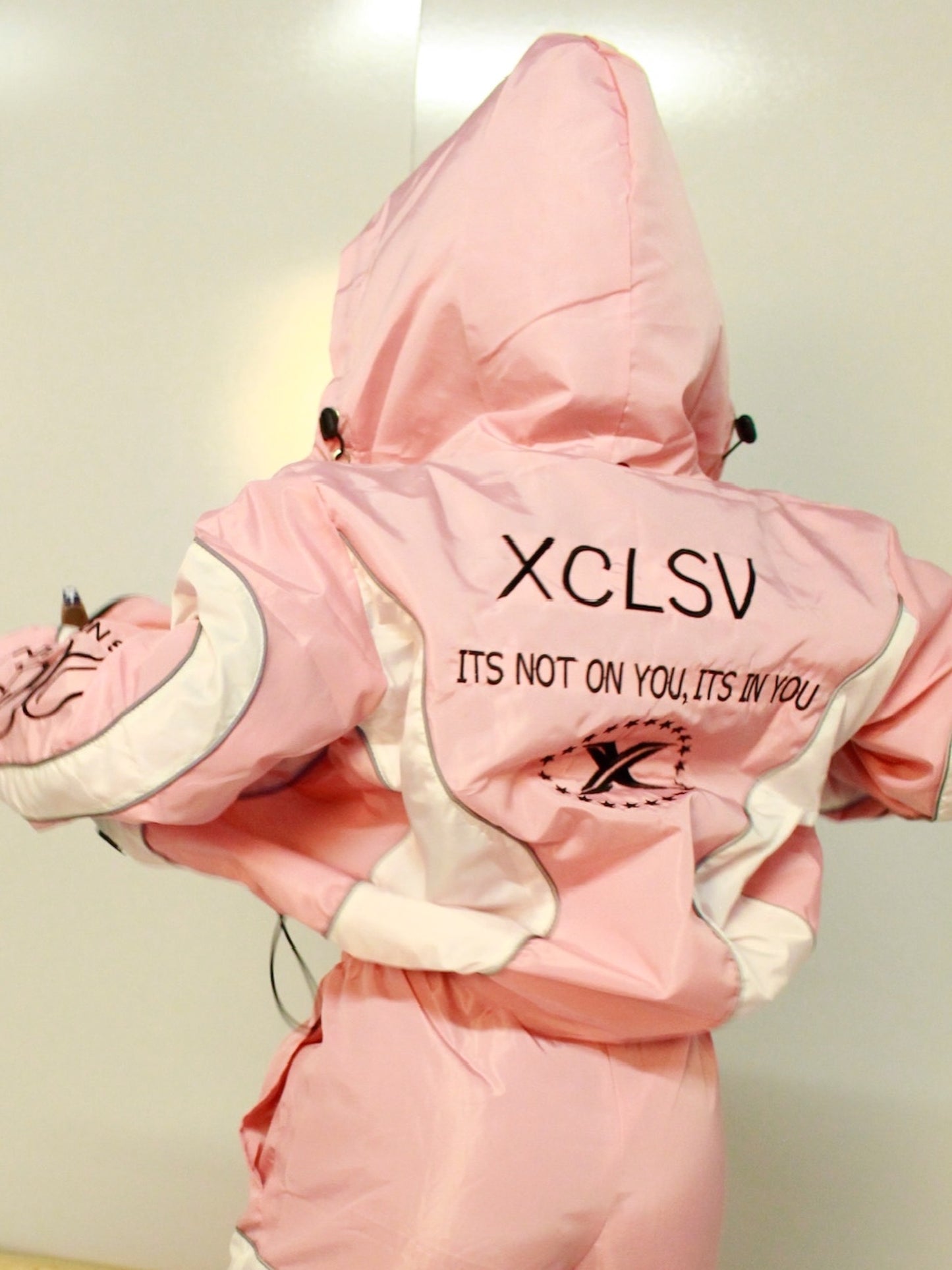 Salmon Pink Windbreaker